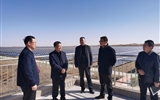 學院領導檢查指導校辦企業(yè)武威泰豐新能源有限責任公司古浪20兆瓦光伏扶貧電站生產(chǎn)和安全工作
